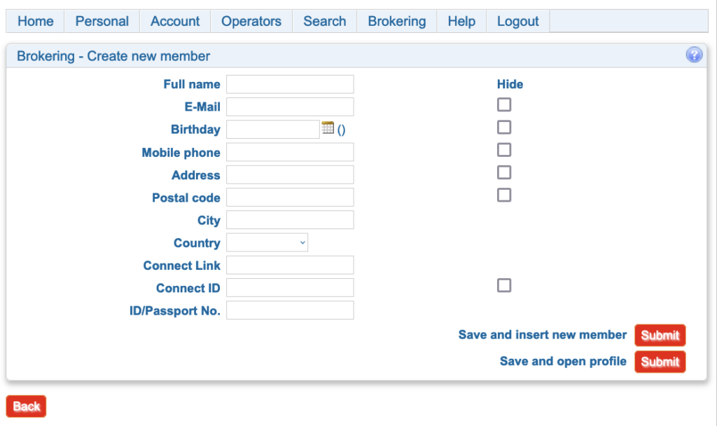 How to register a member for a Swifin ID 2 image 3