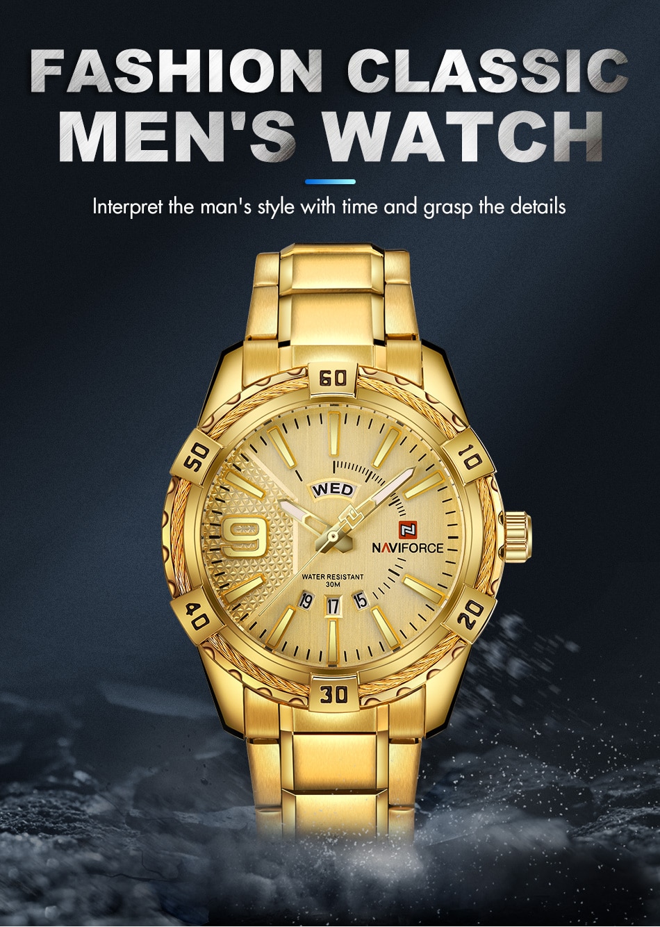 Men's Fashion Waterproof Watches