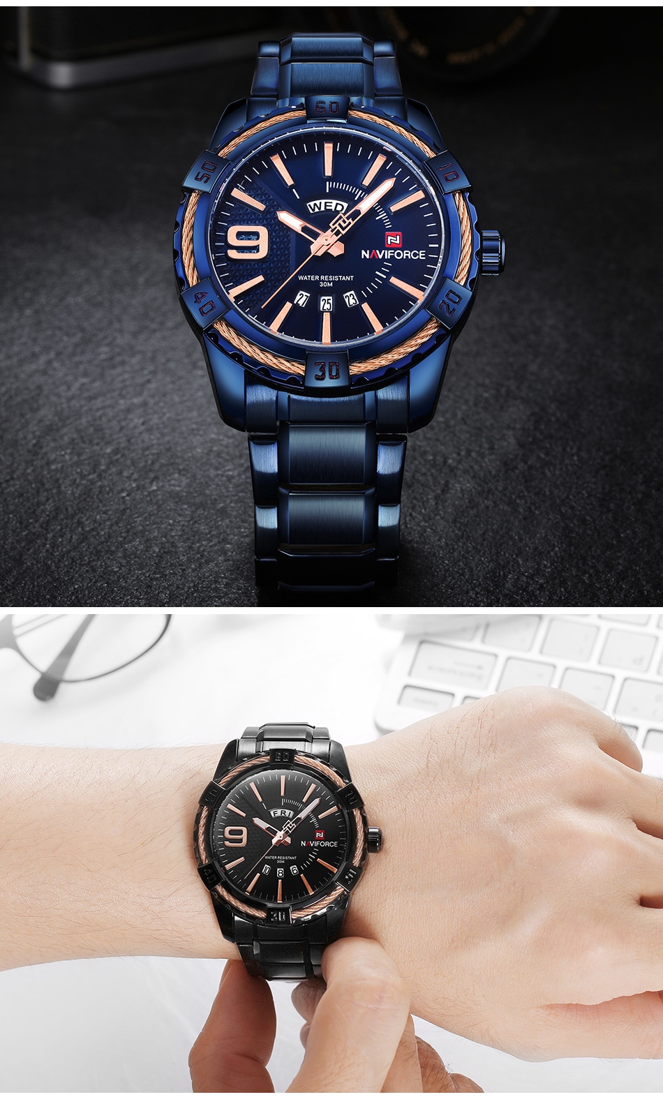 Men's Fashion Waterproof Watches