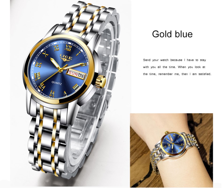 Women's Luxury Stainless Steel Bracelet Watches