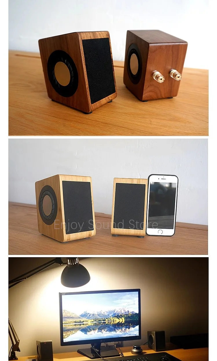 A-277 Small Desktop HIFI Bookshelf Speaker 2.0 Fever Bluetooth Computer Audio With Amplifier 100W 4Ohm