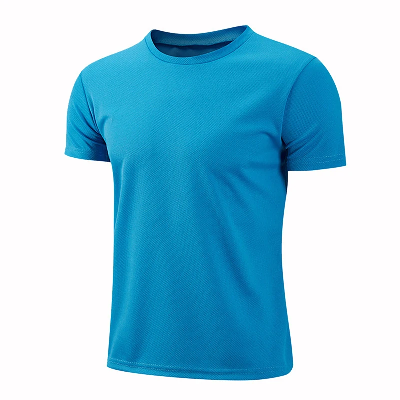 Men Women Quick Dry Short Sleeve Sport T Shirt Gym Jerseys Fitness Shirt Trainer Running T-Shirt Teenager Breathable Sportswears