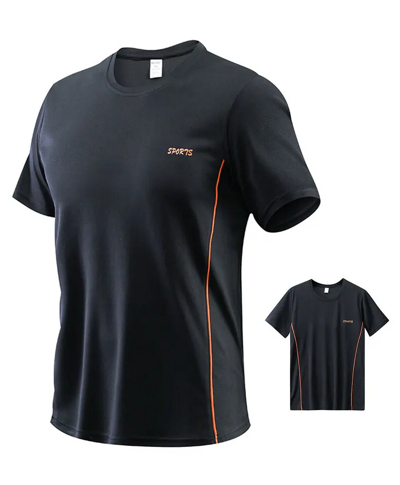 Men's Running Sets Summer Sportswear Breathable Gym Fitness Suits Quick Dry T-Shirts Sports Workout Training Sport Tracksuit