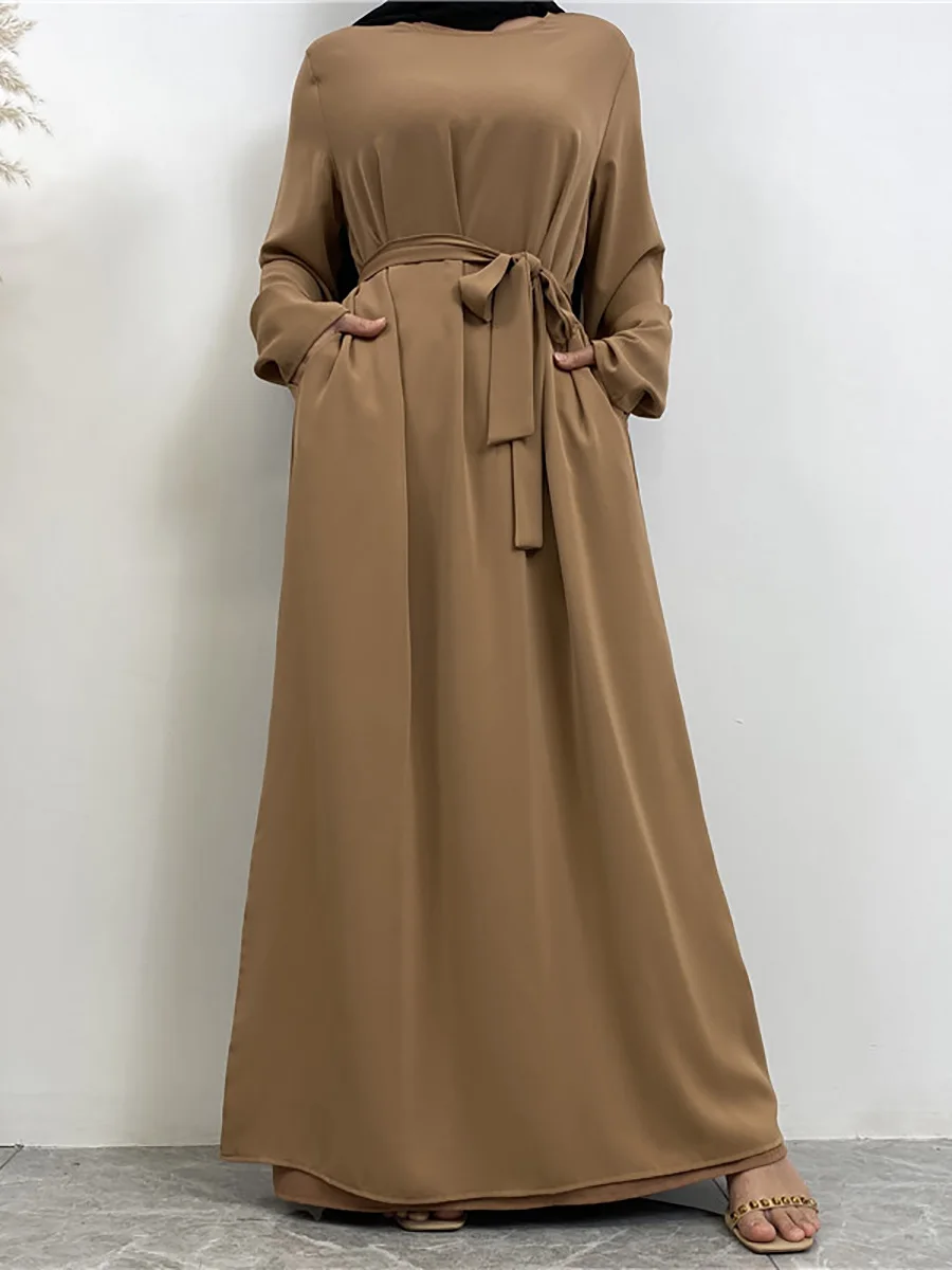 Moderate Abaya Fashion New Turkey Abaya Arab Dubai Islamic Clothing Muslim Women's Clothing Abaya Women Mose Women's Dress