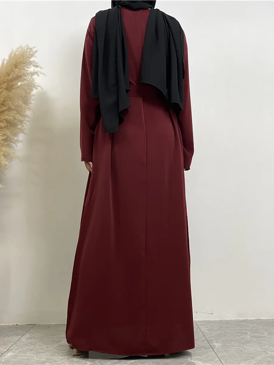 Moderate Abaya Fashion New Turkey Abaya Arab Dubai Islamic Clothing Muslim Women's Clothing Abaya Women Mose Women's Dress