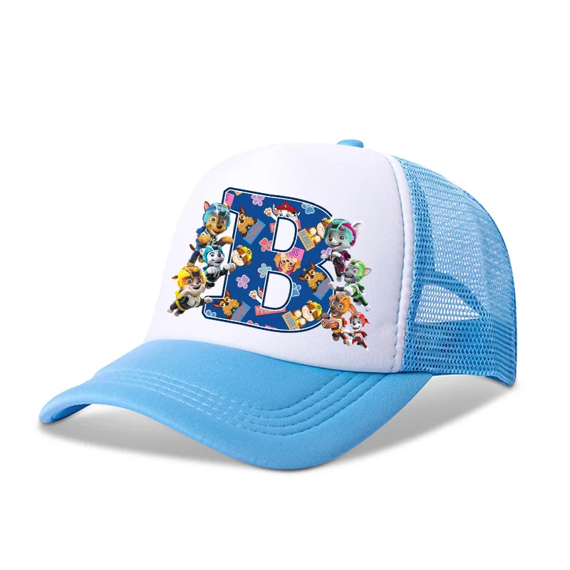 Paw Patrol Baseball Cap Chase Skye Cartoon Cute Letter Print Kids Hat Boy Athleisure Adjustable Sun Hats Fashion Birthday Gift