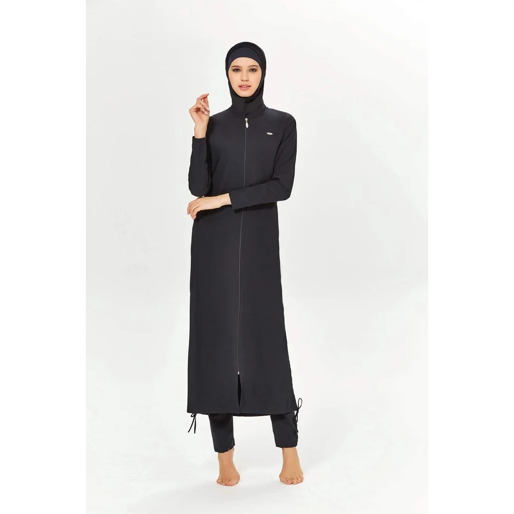 Muslim Swimwear women Modest Swimming Suit For Women islamic Long Sleeve Burkini Abaya Abayas Swimsuit Cover Ups Bat Shirt Hijab