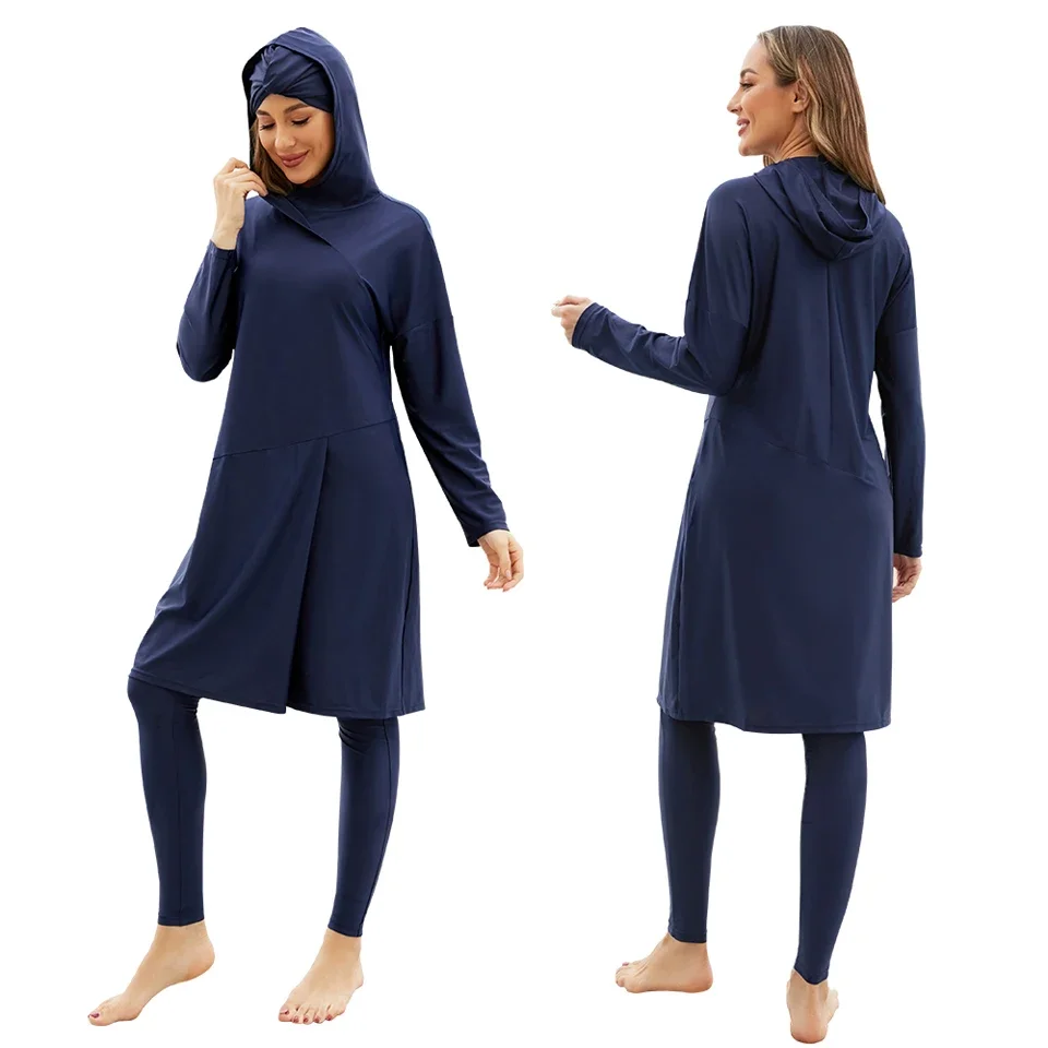 Burkini Muslim Swimwear 2023 Femme Musulmane Islamic Mujer Clothing With Hijab Suit Modest Swimsuits Beach Cover Ups For Women