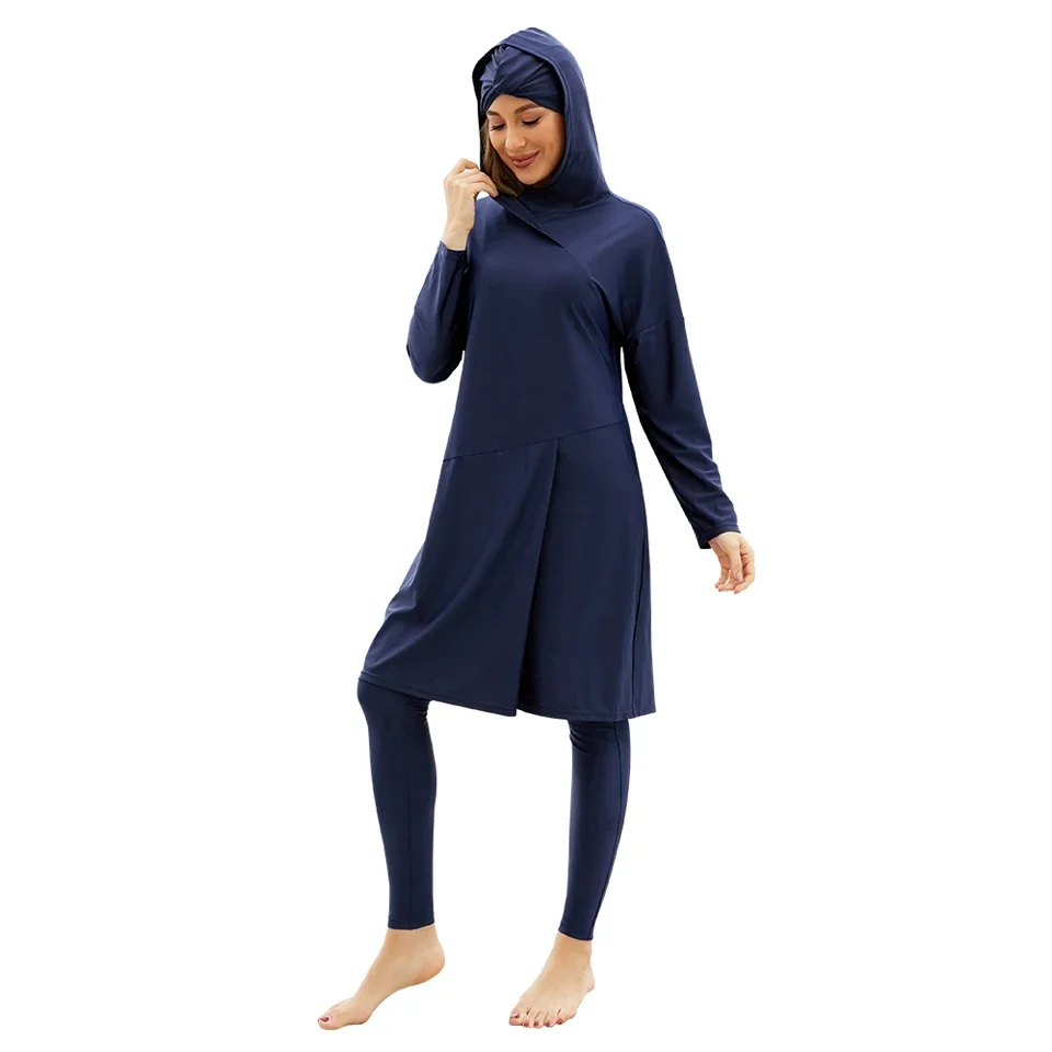 Burkini Muslim Swimwear 2023 Femme Musulmane Islamic Mujer Clothing With Hijab Suit Modest Swimsuits Beach Cover Ups For Women