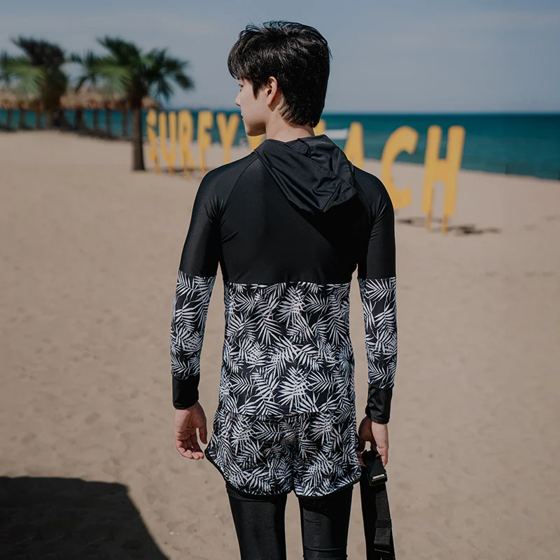 Swimsuit Rash Guard for Men Women Sports Couple Swimwear 2023 Long Sleeve Shirt 5 Pcs Surfing Suit Sun Protection Diving Beach