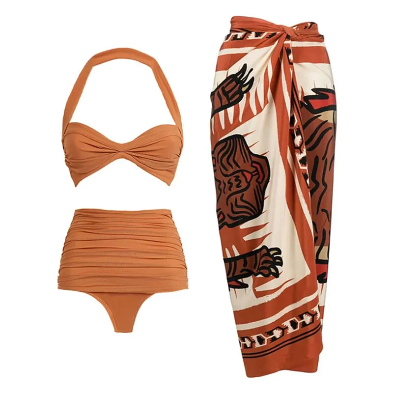 Hollowen One Piece Swimsuit With Cover Up Sexy Swimwear Women Off Shoulder Swim Suits Patchwork Bathsuit Belt Bodysuit Beachwear