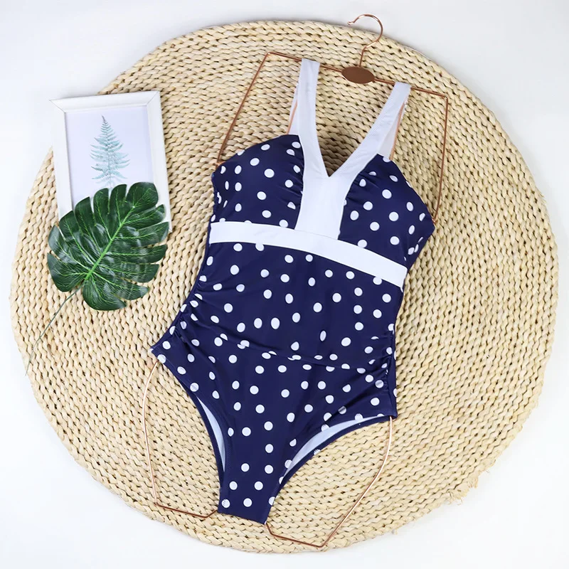 One-Piece Swimsuits Swimming Suit For Women Bodysuit Women Female Swimwear Bath Clothing Beach Wear With Pad Wire Free Print