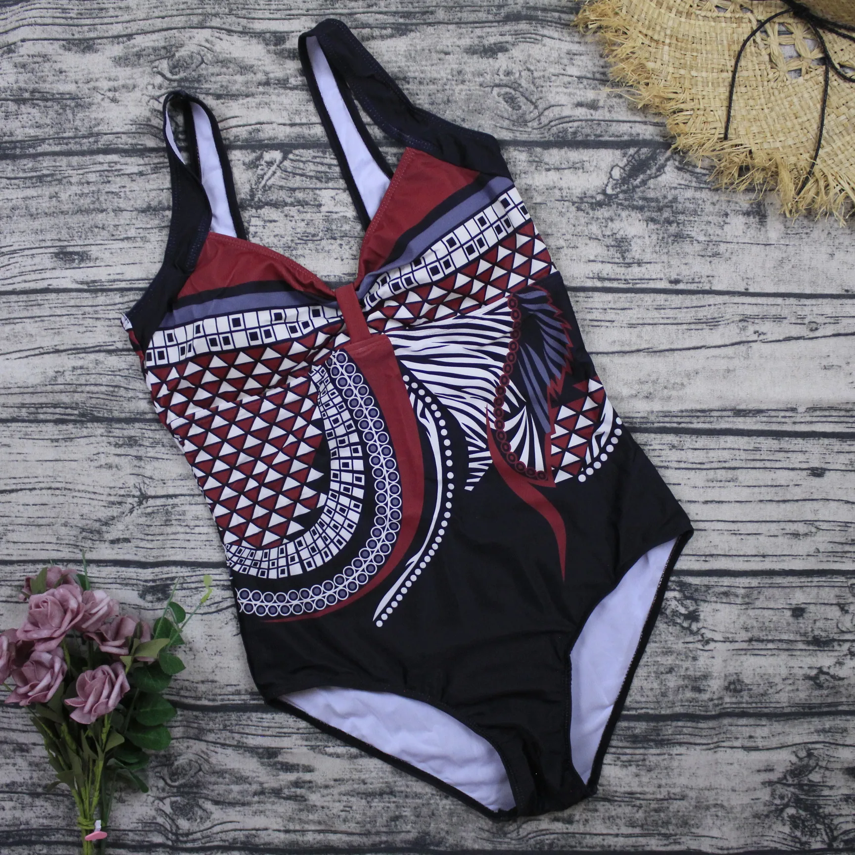 One-Piece Swimsuits Swimming Suit For Women Bodysuit Women Female Swimwear Bath Clothing Beach Wear With Pad Wire Free Print