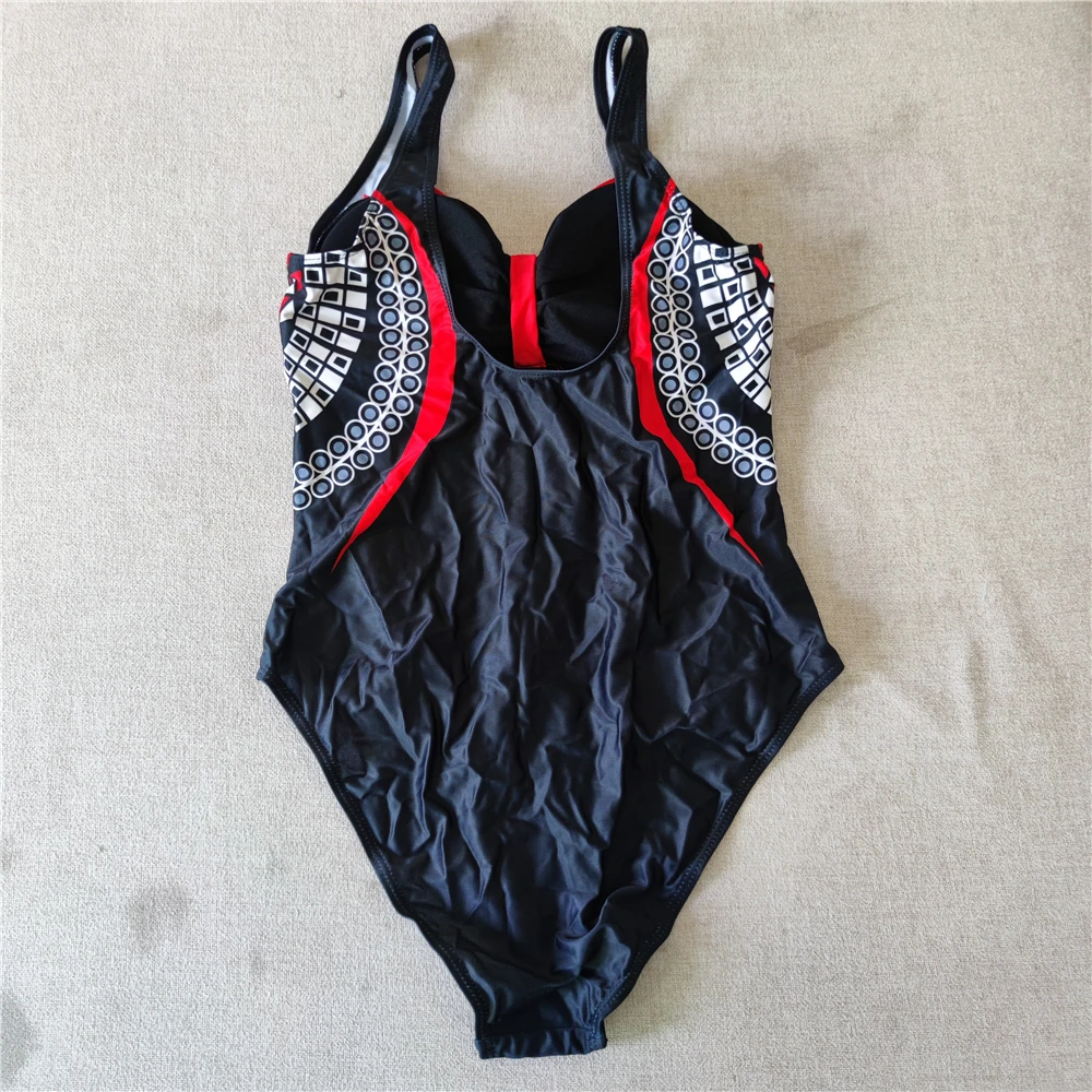 One-Piece Swimsuits Swimming Suit For Women Bodysuit Women Female Swimwear Bath Clothing Beach Wear With Pad Wire Free Print