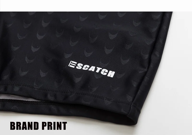 ESCATCH 2024 New Arrivals Men Swimwear Plus Size Fashion Printed Swimsuit Male High Quality Elastic Swim Trunks With Pad