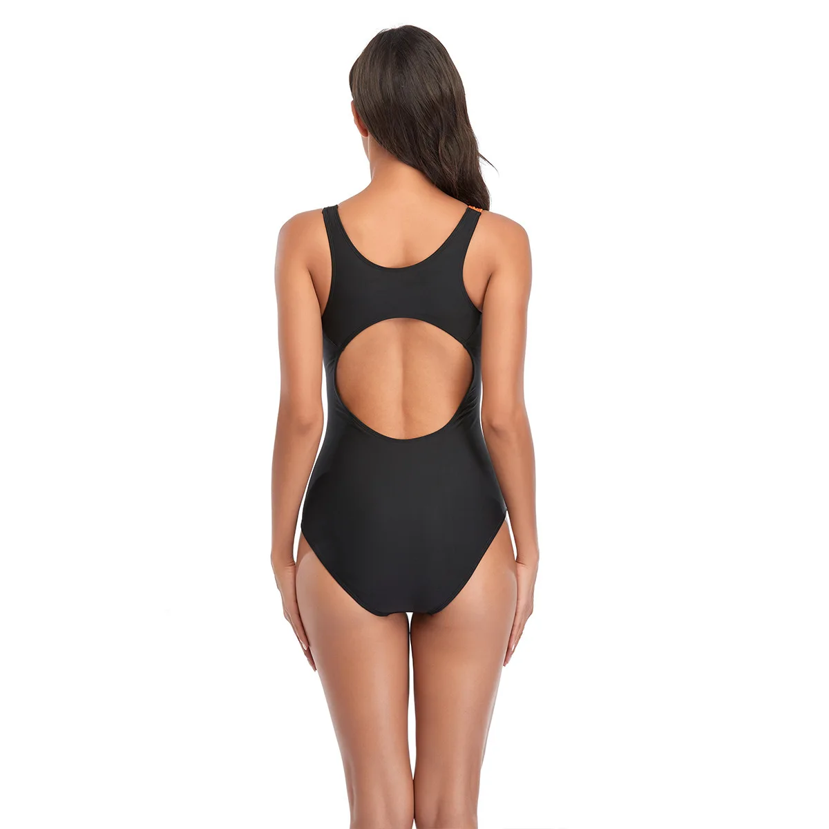 Solid Sexy Swimwear New Lace Up One Piece Swimsuits Vintage Swimsuit Women Fashion Beachwear Backless Bathing Swimming Suit