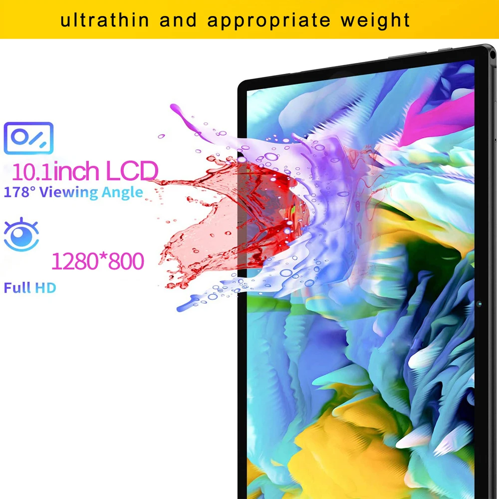 10.1 Inch 2024 New Tablet Android11, 4G+64GB Global Tablette 3G Phone Call Dual SIM Card or WIFI Google Play Tablets For Laptop