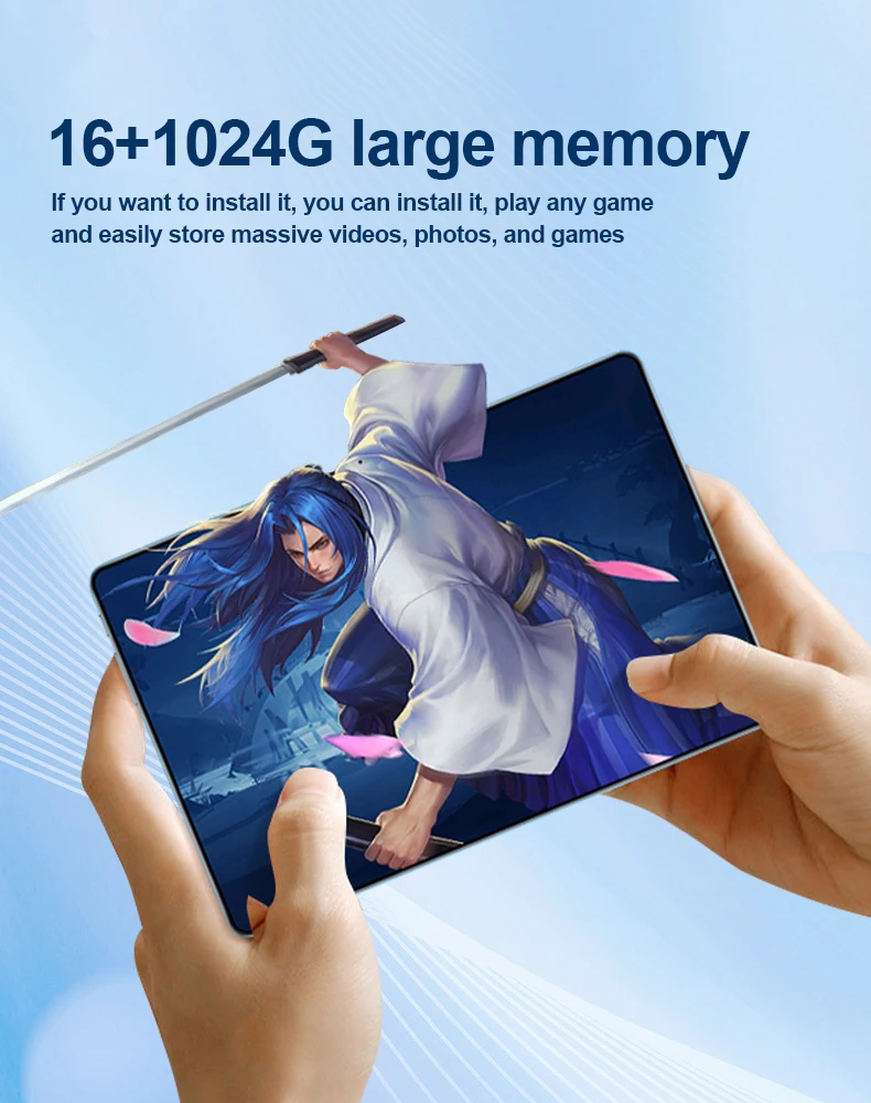 New Tablet Pad 8 Pro Android 13.0 10000mAh Globale versione  16GB + 1TB  10.1 inch  Qualcomm Snapdragon 8 Gen2 10 Core Android