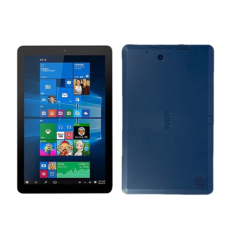 10.1 Inch RCA04 Tablet PC Windows 10 Quad Core 2GB RAM 32GB ROM Intel Atom X5-Z8350 1280x800 IPS Dual Cameras Mini HDMI 6000mAh