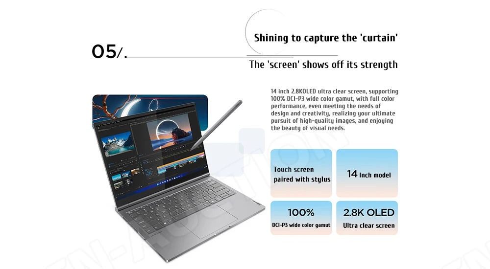 ThinkBook Plus Hybrid Laptop Tablet 2-in-1 Ultra 7 155H  32GB LPDDR5x 1T SSD Intel Arc Graphics 14-inch 2.8K Touch Screen/Stylus