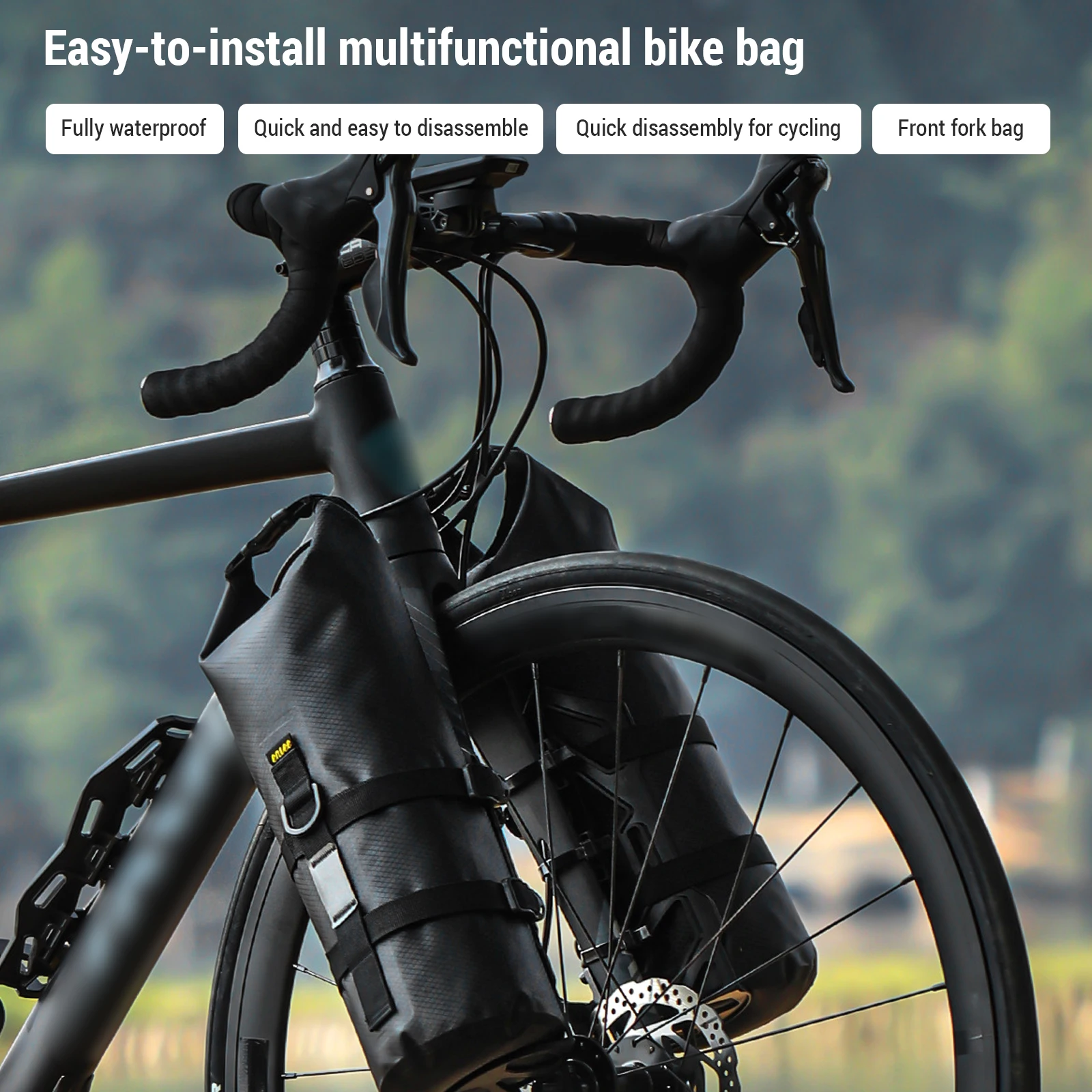 Bike Racks & Bags Bike Frame Bag 5L Waterproof Multifunctional Bike Bag for Bicycles with Large Capacity for Bikes Road Bike