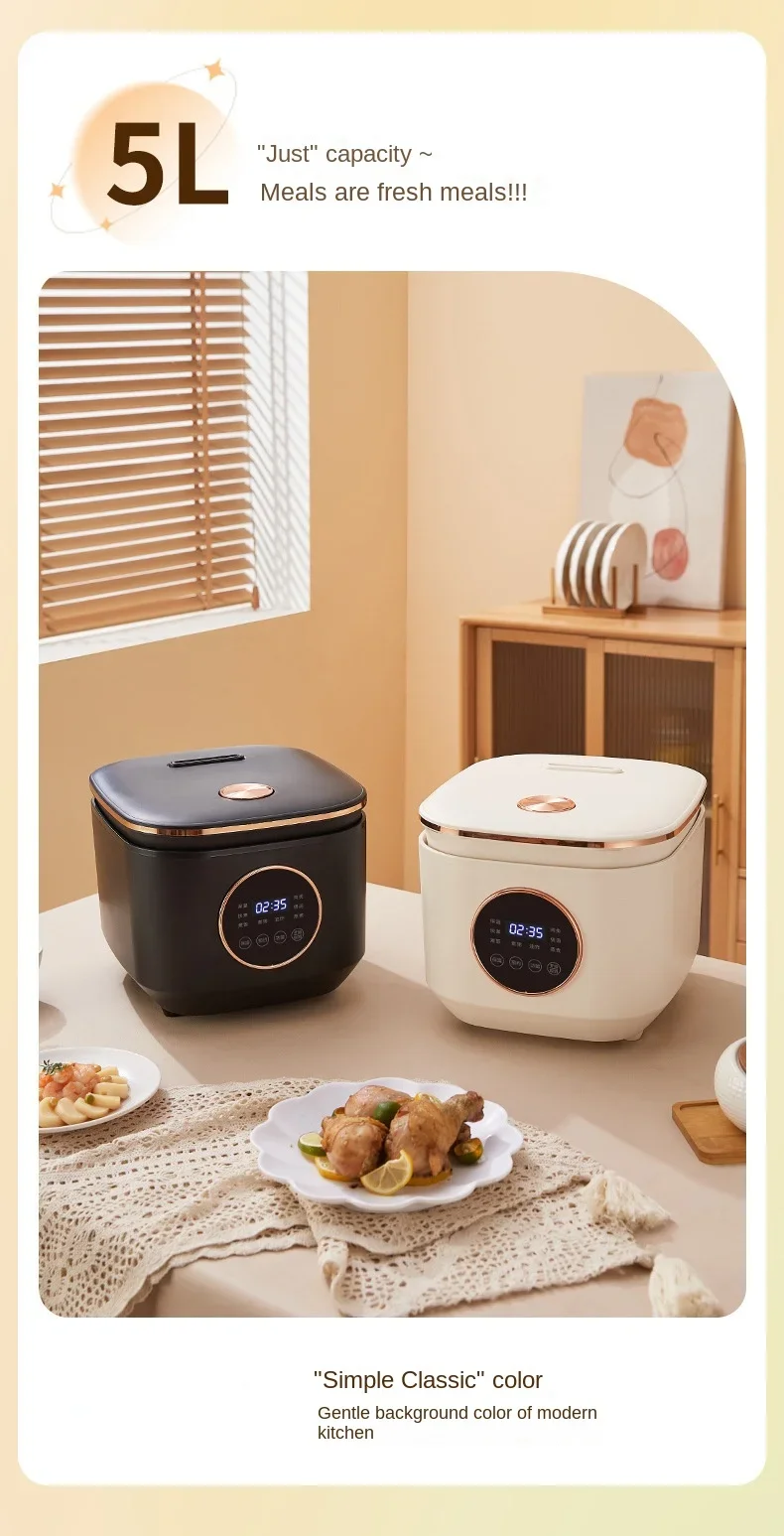 Quality Multifunctional Rice Cooker 5L Large Capacity 110V USA Regulations Household Reservation Non-stick Smart Rice Cookers Quality Multifunctional Rice Cooker 5L Large Capacity 110V USA Regulations Household Reservation Non-stick Smart Rice Cookers
