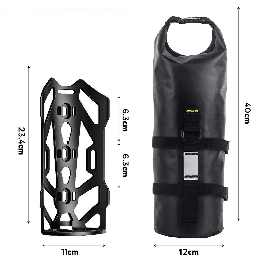 Bicycle Multifunctional Front Fork Bags Outdoor Waterproof Bag 5L Capacity Road Mountain Bike Long-Distance Cycling Travel Bag