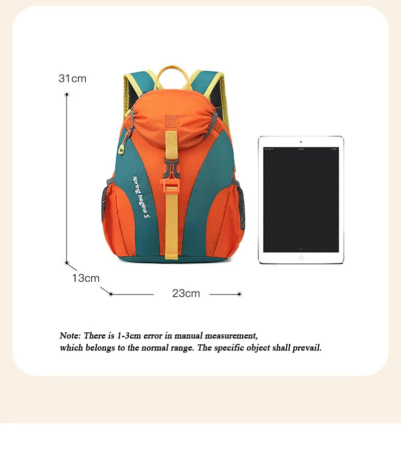 5L Outdoor Travel Lightweight Backpack Nylon Multifunctional Waterproof And Breathable Spring Outing Small Backpack