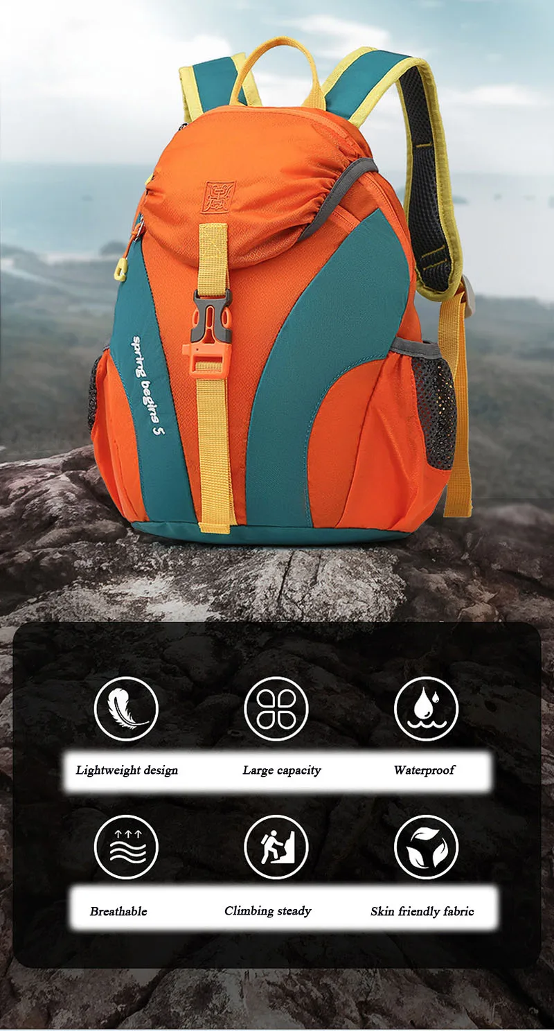 5L Outdoor Travel Lightweight Backpack Nylon Multifunctional Waterproof And Breathable Spring Outing Small Backpack