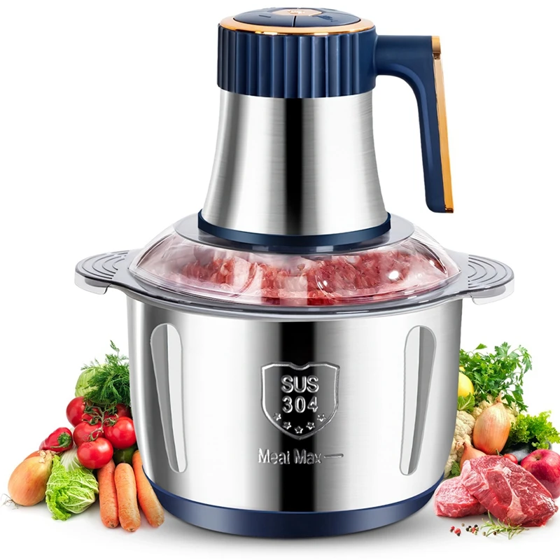 Electric Meat Grinder 5L Food Crusher Multifunction Vegetable Fruit Food Processor Chopper Kitchen Machine