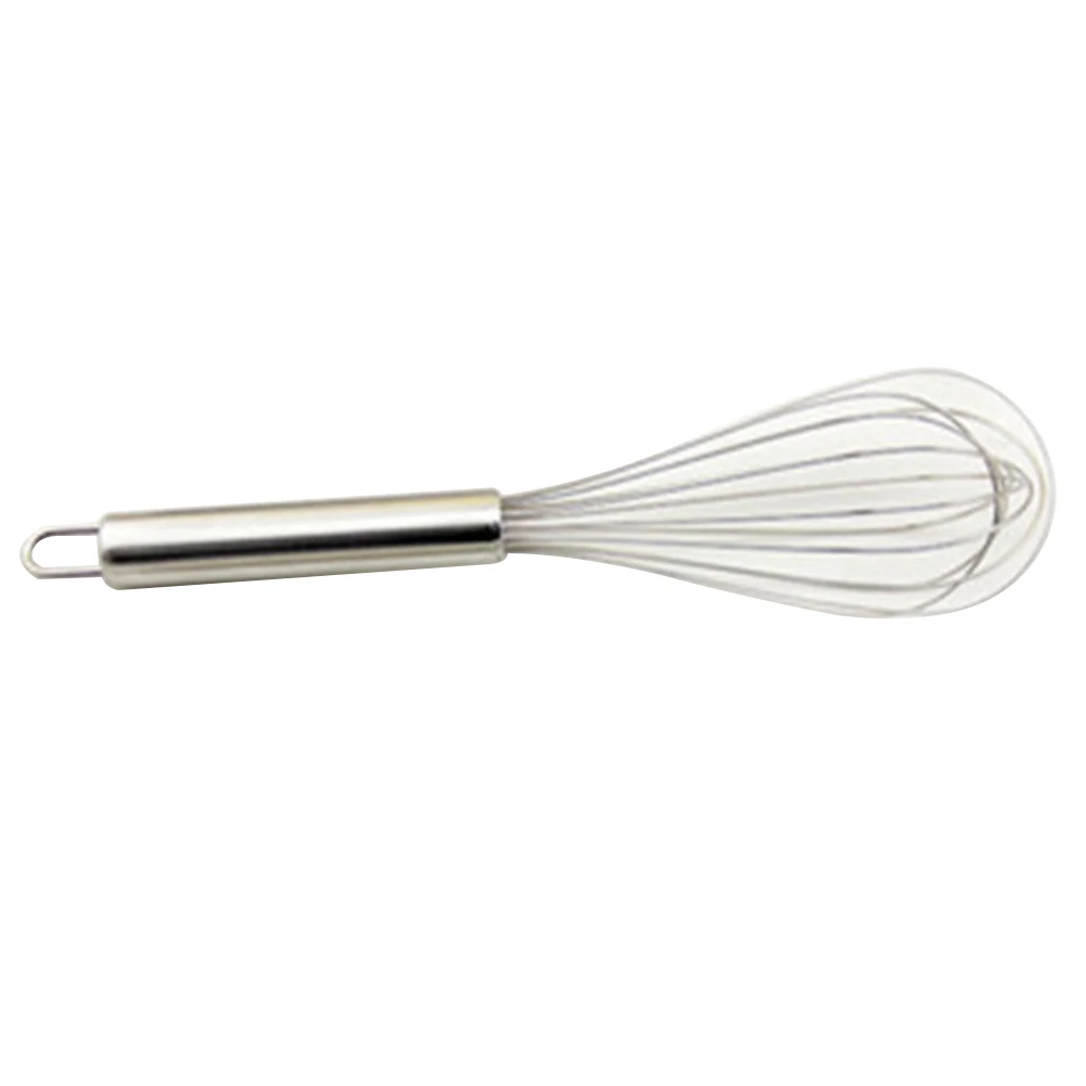 8/10/12 inches Stainless Steel Balloon Wire Whisk Manual Egg Beater Mixer Kitchen Baking Utensil Milk Cream Butter Whisk Mixer