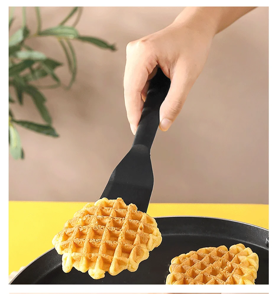 7 Color Silicone Frying Shovel Non-stick Surface Kitchen Pancake Fried Egg Transfer Shovel Steak Shovel Kitchen Baking Tools