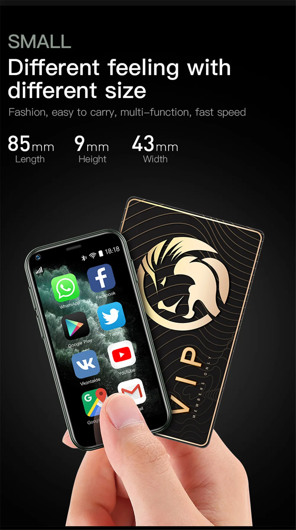 SOYES XS11 XS13 Series Mini Android Smartphone HD Screen Dual SIM TF Card Slot 5MP Camera Google Play Store Small Mobile Phone