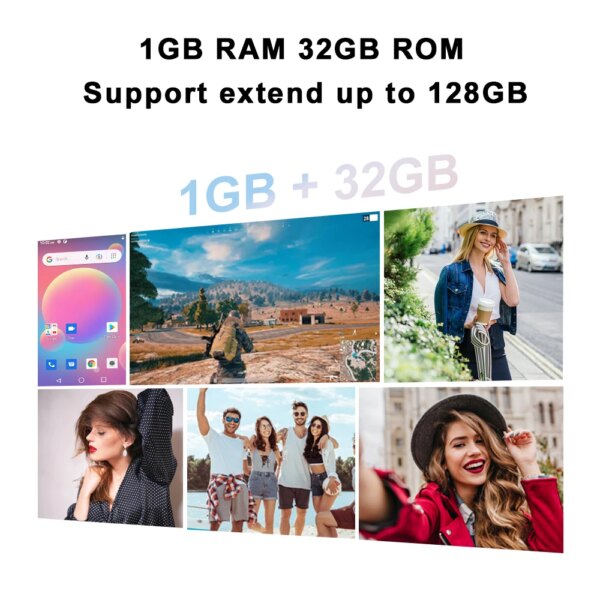 Cubot Android 11 Smartphone J10 4-Inch Screen MINI Mobile Phones 32GB ROM Dual SIM 3G Face ID 2350mAh 5MP Celular Smart Phone - Image 3