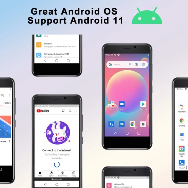Cubot Android 11 Smartphone J10 4-Inch Screen MINI Mobile Phones 32GB ROM Dual SIM 3G Face ID 2350mAh 5MP Celular Smart Phone - Image 4