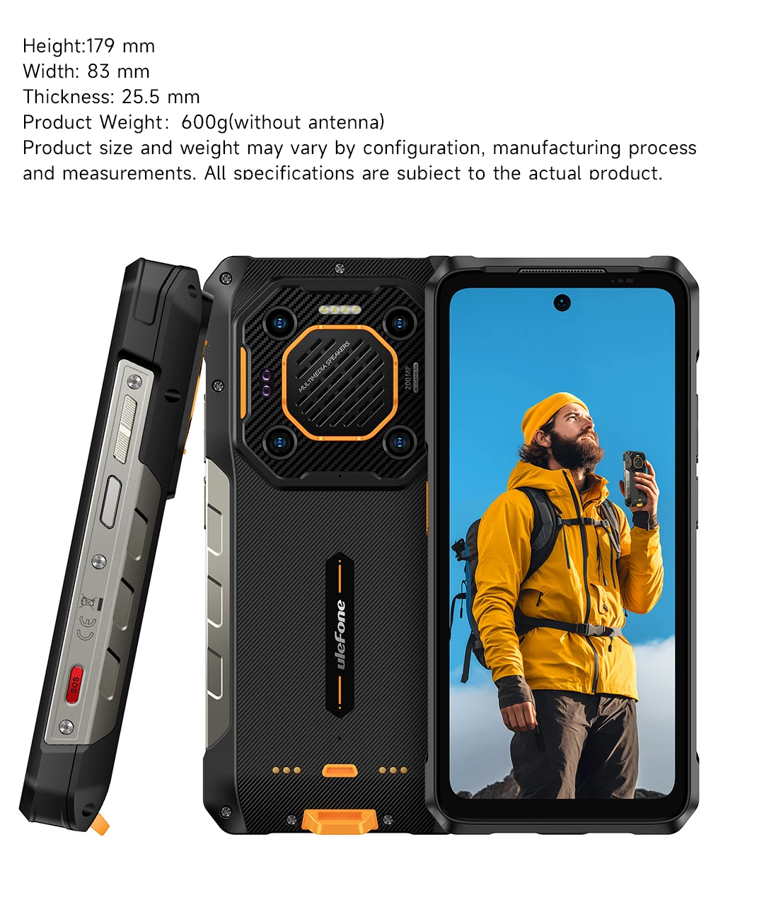 【World Premiere】Ulefone Armor 26 Ultra 5G Rugged Waterproof Smartphone 120W 15600mAh 200MP+64MP Smartphone Up to 24GB+512GB NFC