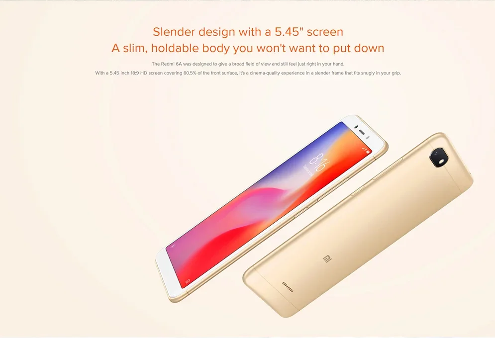 Original Xiaomi Redmi 6A Smartphone 3+32Gb Wholesale Xiaomi Mobile Phones Unlocked Android Google Play Redmi 6 Global Frimware