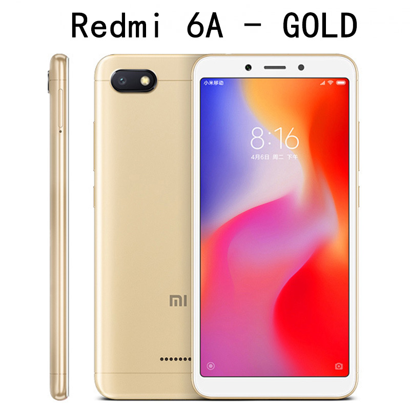 Original Xiaomi Redmi 6 4GB 64GB 13000mAh 6.6 inch celular googleplay Fingerprint Octa-core Global Rom 4G Smartphone